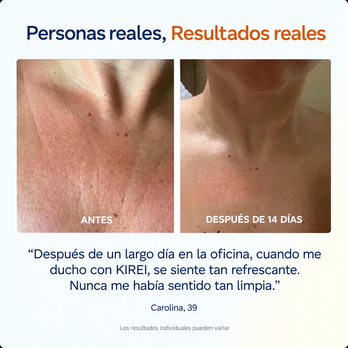 KIREI Body Towel - Toalla de Ducha Exfoliante Japonesa