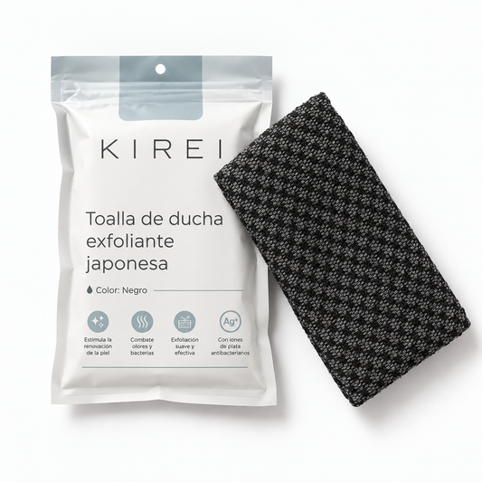 KIREI Body Towel - Toalla de Ducha Exfoliante Japonesa